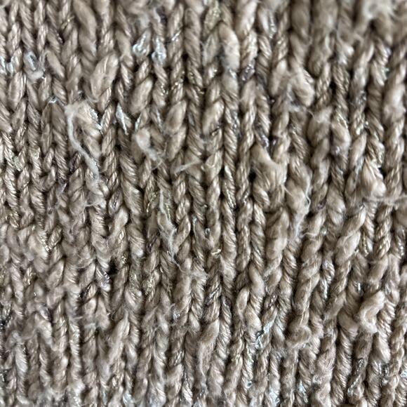 Hand Knit Crop Cami Tank Top Pink Womens L Boho Festival - Picture 4 of 7